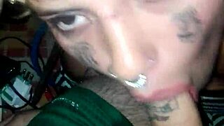 Latina Emo Stripper Gets Assfucked And Facial In Hidden Spot