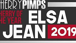 Beautiful Skinny Shaved Hairless Petite Elsa Jean in Dreamlike Masturbation with Small Tits