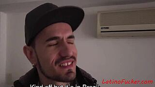 Latin twinks bang bang in the backyard, anal fucking spied on