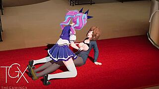 Anime Nobara In Futanari Jujutsu Hentai Yuri Lesbian Action