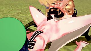 aether sucks venti’s dick and gets fucked hard in genshin impact yaoi cosplay