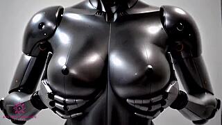 Big titted sex robot ready for your cum