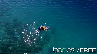 Ally Breelsen in Baewatch parody