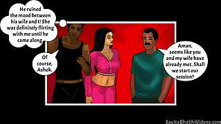 Sultry Savita Bhabhi in hot cartoon action – episode 30