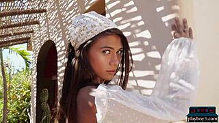 Petite asian teen hannah le naked on relaxing ranch?