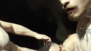 Raw orgy in the nightclub bathroom - free dio