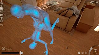 i play home together game with big tits feet and erotic footjob scenes