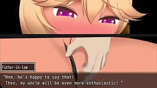 Dosukebe Chat Lady Chisato-chan Bound and Creampied in Game