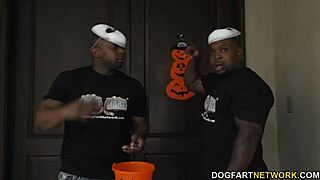 Karmen Karma takes huge interracial double penetration