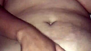 my wife's little pussy is well wet from the action