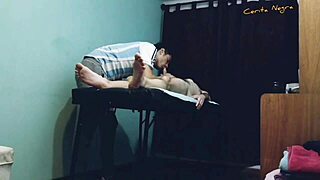 Oiled gay massage leads to cock play in the second part.