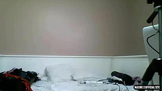 Busty Maxine X Dildo Fucks Her Twat