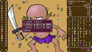 i'm playing goblins strike back, watching heroines get instant fucked in hentai