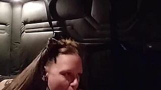 Kitty Gives Blowjob With Buttplug In Ass