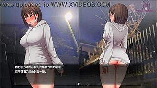 night walk 5: exposing and getting aroused