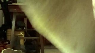 in a homemade setting, nasty dirty feet with socks and toes get kinky attention