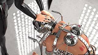 Wow! 3D BDSM Bondage Fetish Comics Compilation by CyberCaptain Is Wild!