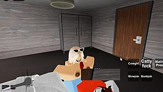 Banged Roblox Whore On The Floor With Doggy Fuck