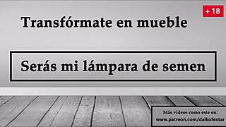 Crossdressing Slave Transforms Into Furniture Semen Lamp Jerk Off Instructions Bdsm Spanish