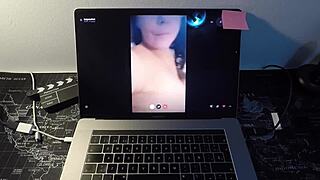 Seductive Spanish BBW With Big Tits Fucking On Webcam