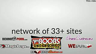 busty teen in hotel room spanking and sucking while bound