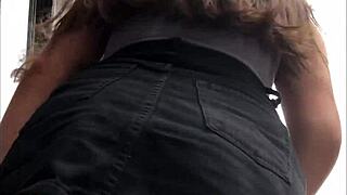 Public upskirt peep: Enjoy the thrill of the taboo