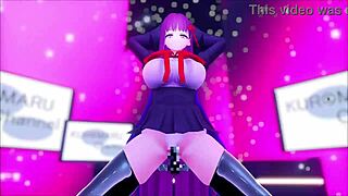 Corrupted Dildos Make Her Dance Seductively