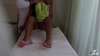 Wife grabs therapist's dick during tantric massage!