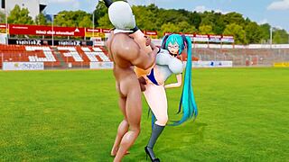 Haku and Miku’s athletic gymnastics performance in hentai video JYB Unknown