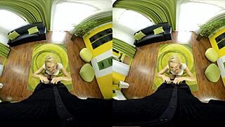 Blonde karol lilien gets hot for cock in shower masturbation and room doggystyle.