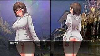 night walk 5: exposing and getting aroused