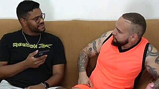 Pretty boy Scoty Brayan's big and fat cock in action