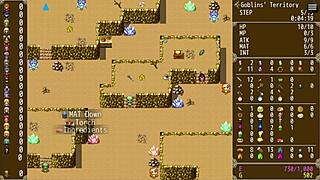 i'm playing goblins strike back, watching heroines get instant fucked in hentai