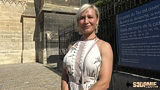 Kim French Blonde Milf Gets Her Ass Fucked Hard by Amateurs