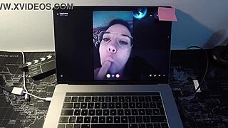 Seductive Spanish BBW With Big Tits Fucking On Webcam