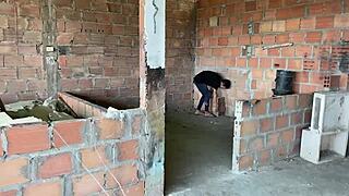 i fuck my boss's huge ass and pussy for the first time cumming inside close up