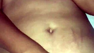 my wife's little pussy is well wet from the action