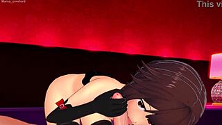 I see Megumin is ready to fuck in her adult bikini