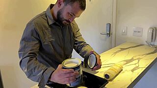 I painted the rich guy's house and he fucked me 😏