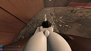 Bunny bounces in pov riding and masturbation