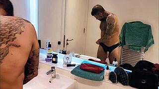 Dirty Gets All Horny in Bathroom Shower!