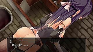 asian hentai action in red arena battle