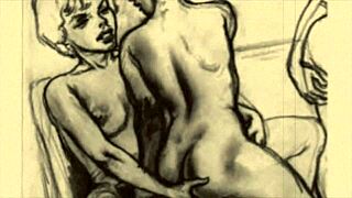 i love these vintage erotic drawings from anime hentai