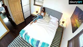 Nanny Cam Catches Charity Playing With Her Pussy