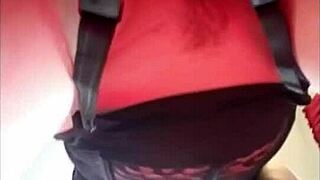 Dominatrix Humiliates with Big Tits in Sexting!