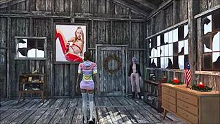 fallout 4 sexy at home in 3d anime porn with cute brunette