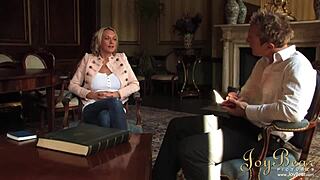 Naughty Blonde Paige Ashley Sucks Cock with Pure Desire