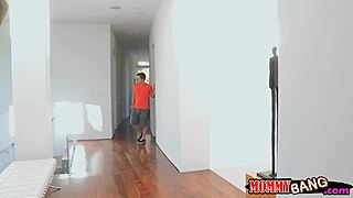 Two Busty Women Sharing On Hard Man Meat