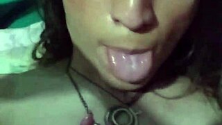 Feeling The Passion In Colombian Ladyboy's Natural Body And Ass Display