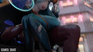 Overwatch Cum Compilation!